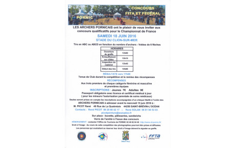 Concours FITA Fédéral Pornic 